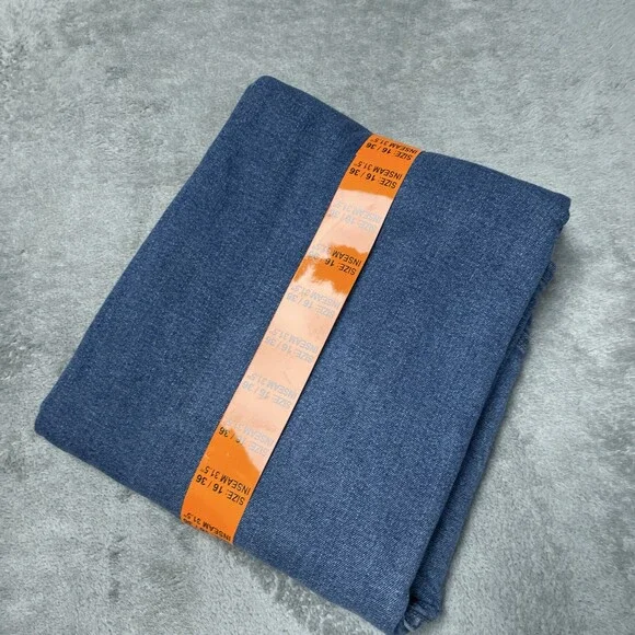 Well Worn Women's Size 16 / 36 Wide Leg Jeans Blue H0729 - Picture 7 of 7